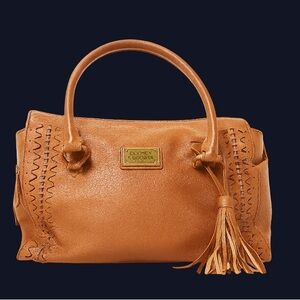 Hayden Harnett Tan Vegan Leather Satchel